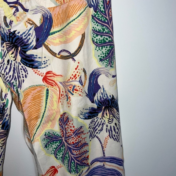 ANTHROPOLOGIE MAUVE The Colette Cropped Wide-Leg Pants Sarah Gordon Edition - Picture 6 of 15